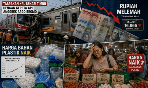 Tragedi Beruntun, Rupiah Melemah hingga Polemik Media Digital: Indonesia Sedang Masuk 'Survival Mode'?